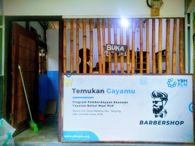 Dirintis dari Program Pemberdayaan, Barbershop Pemuda Dusun Gol Masih Bertahan