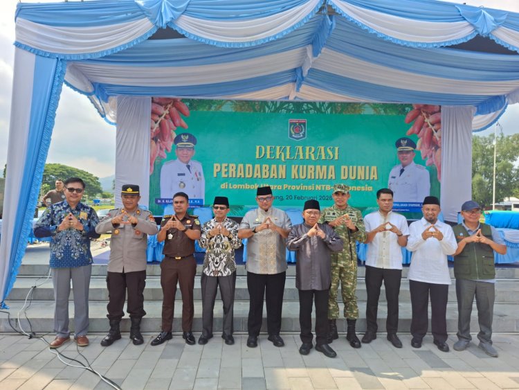 Pemda Deklarasikan Peradaban Kurma Dunia, Kurma Akan Jadi Ikon Lombok Utara.